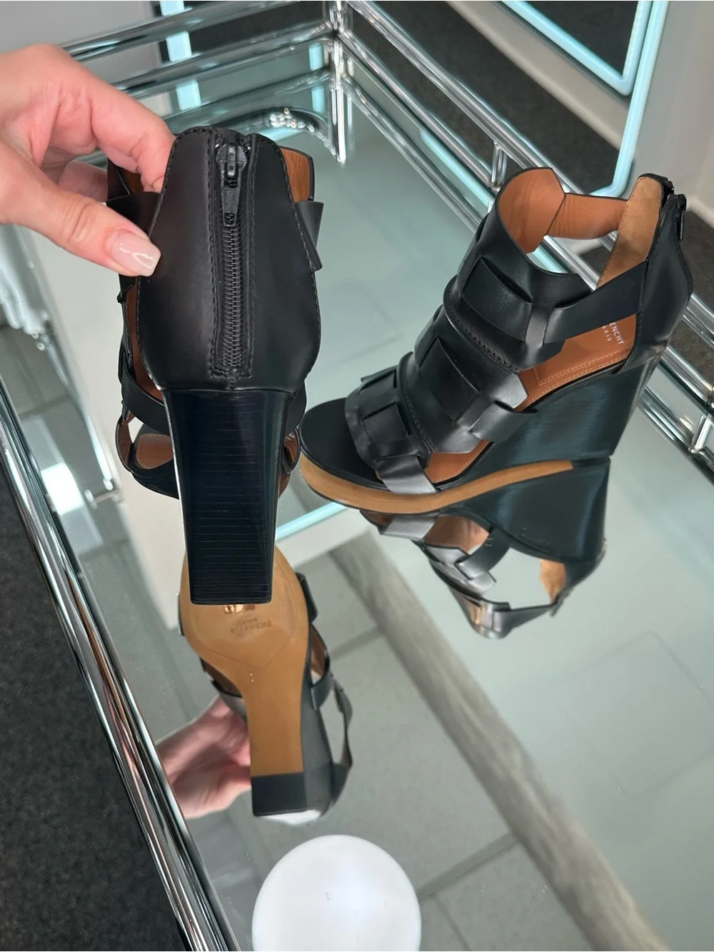 Givenchy Rojda Gladiator Wedge